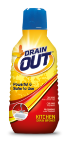 Drain OUT Kitchen Drain Opener & Clog Remover Package Front; 16 fl oz; SKU DOK01B