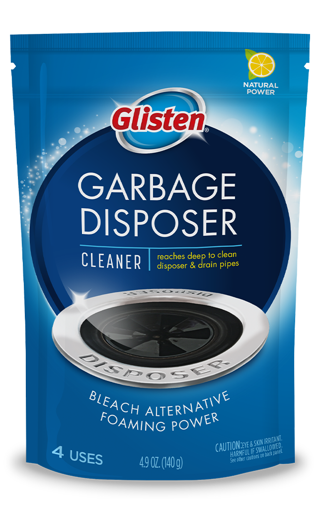 Glisten Disposer Care Garbage Disposal Drain Foaming Cleaner 4 Uses 