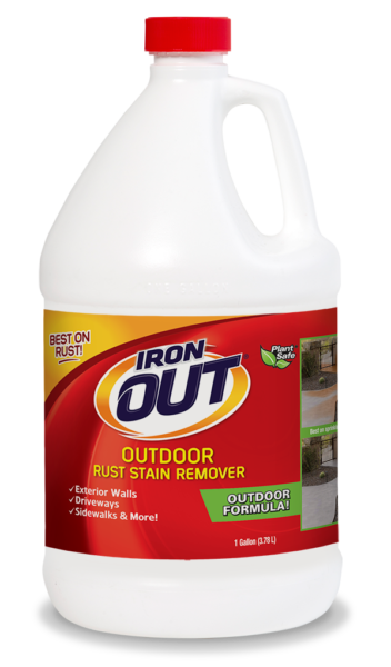 Iron OUT Outdoor Rust Stain Remover for Concrete & Vinyl Siding Package Front; SKU LI05B