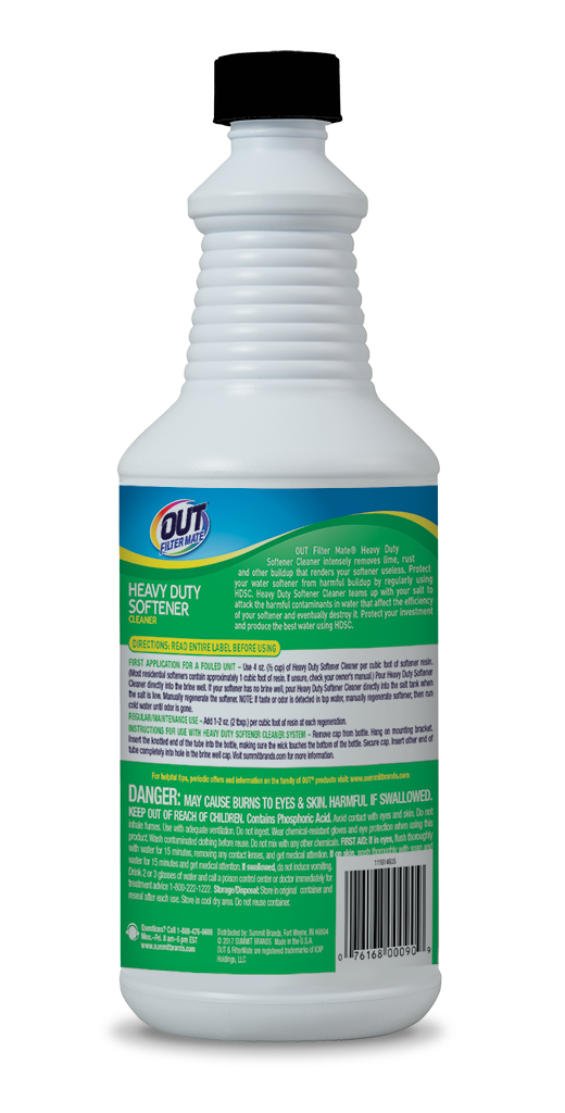 OUT Filter Mate® Heavy Duty Water Softener Cleaner