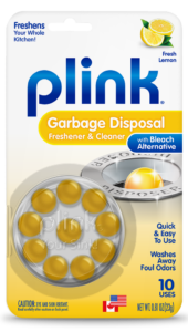 Plink® Garbage Disposal Freshener & Cleaner – Fresh Lemon Scent package