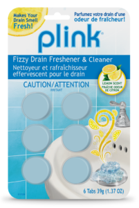 Plink Fizzy Drain Freshener & Cleaner Fresh Lemon 6-use SKU C-PDF01B