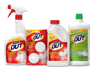 Iron OUT Rust Stain Remover product packaging lineup