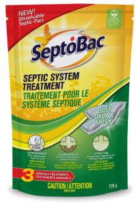 SeptoBac Septic Tank Treatment Pacs 3-use SKU C-SB0603P