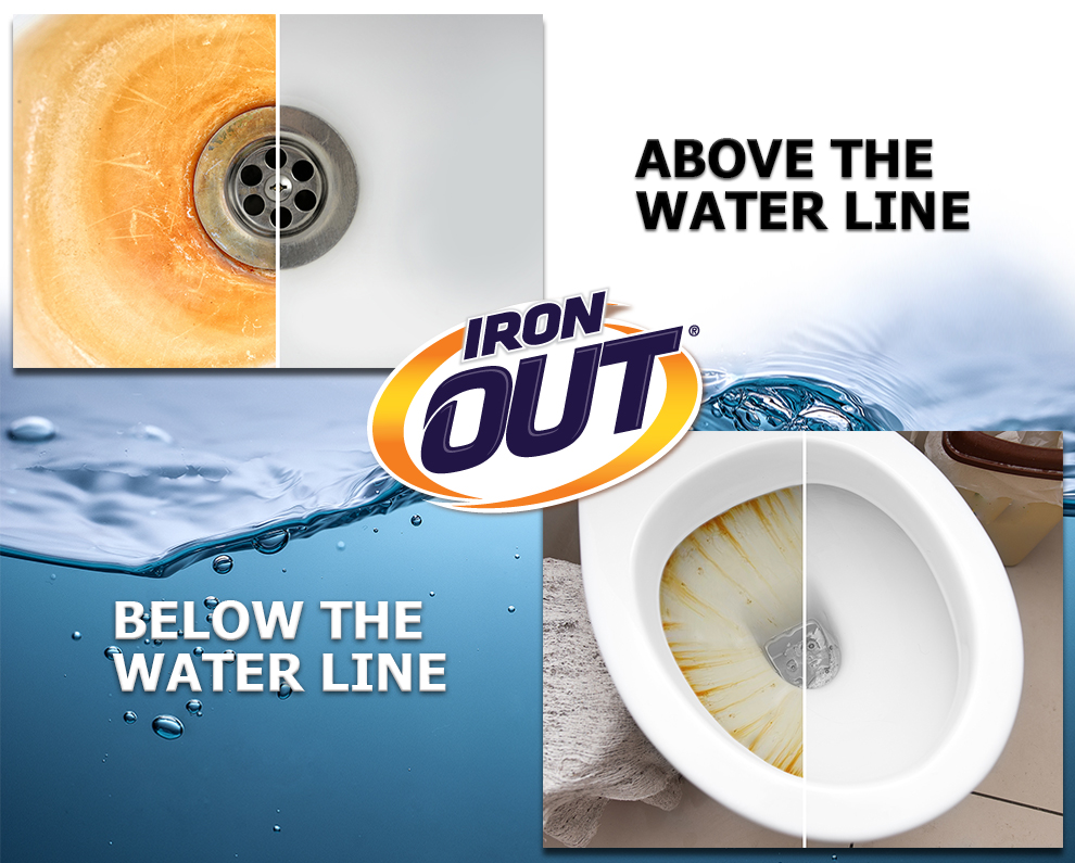 Cleaning Sinks, Tubs, and More with Iron Out